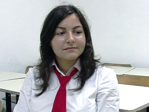 Foto: Esmeralda Tot, castogatoare concurs limba latina